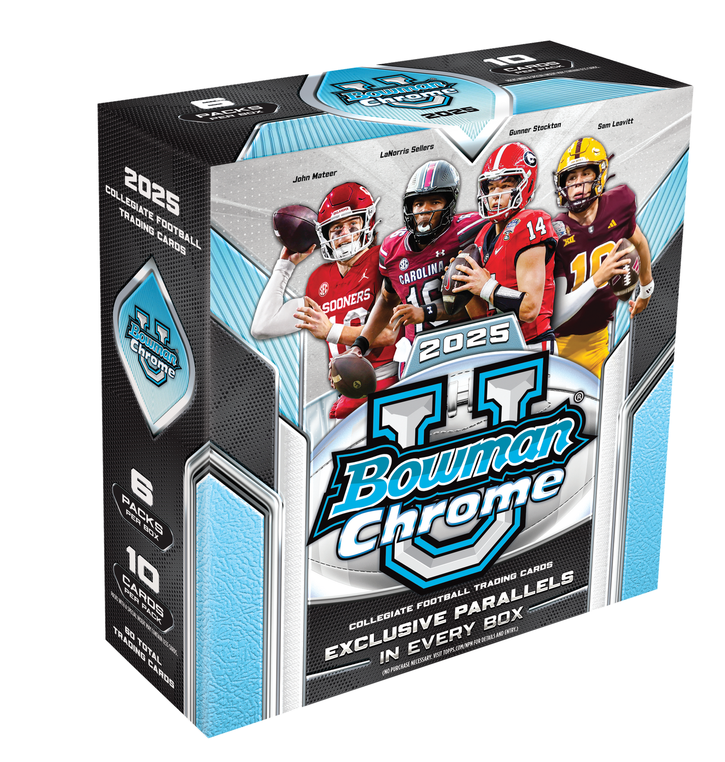 2025 Bowman University Chrome Football Mega Box