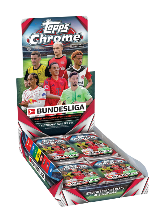 2024-25 Topps Chrome Bundesliga Soccer Hobby Box