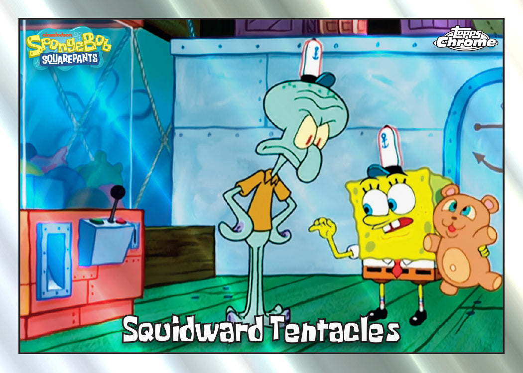 2025 Topps Chrome SpongeBob Squidward