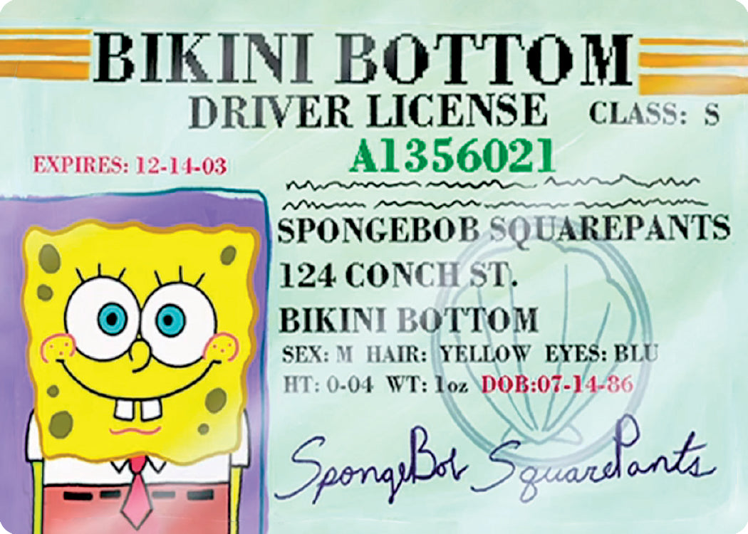 2025 Topps Chrome SpongeBob SpongeBob's Wallet