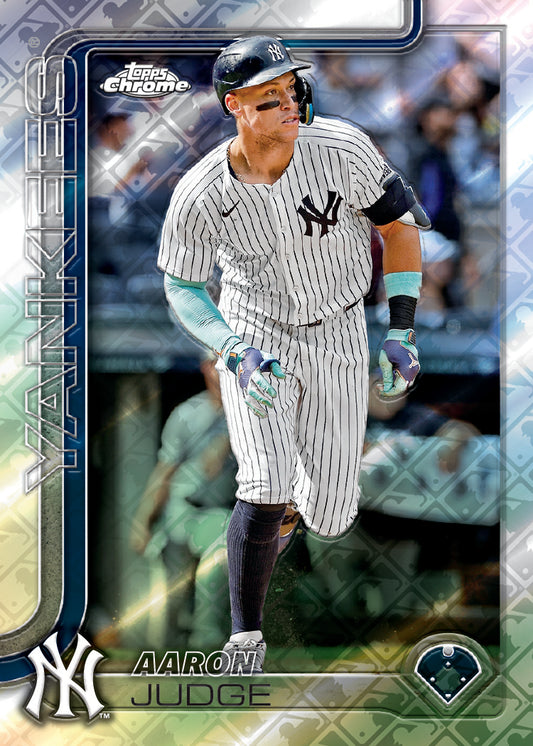 2025 Topps Chrome Baseball Logofractor Edition Mega Box Aaron Judge
