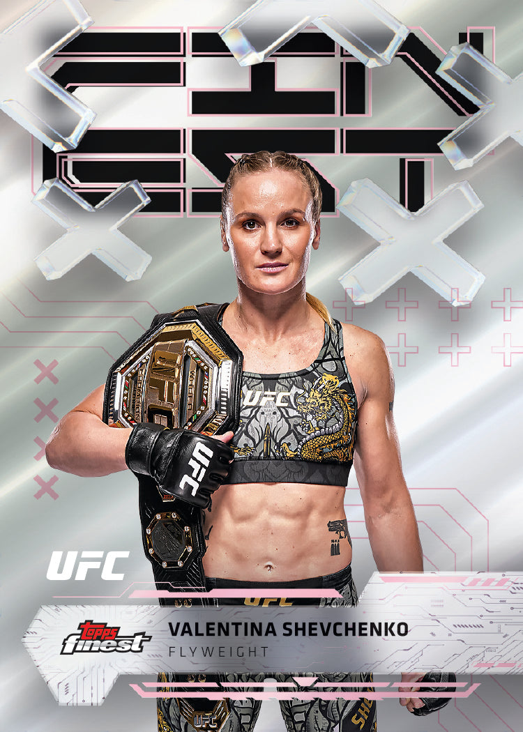 2025 Topps Finest UFC Valentina Shevchenko