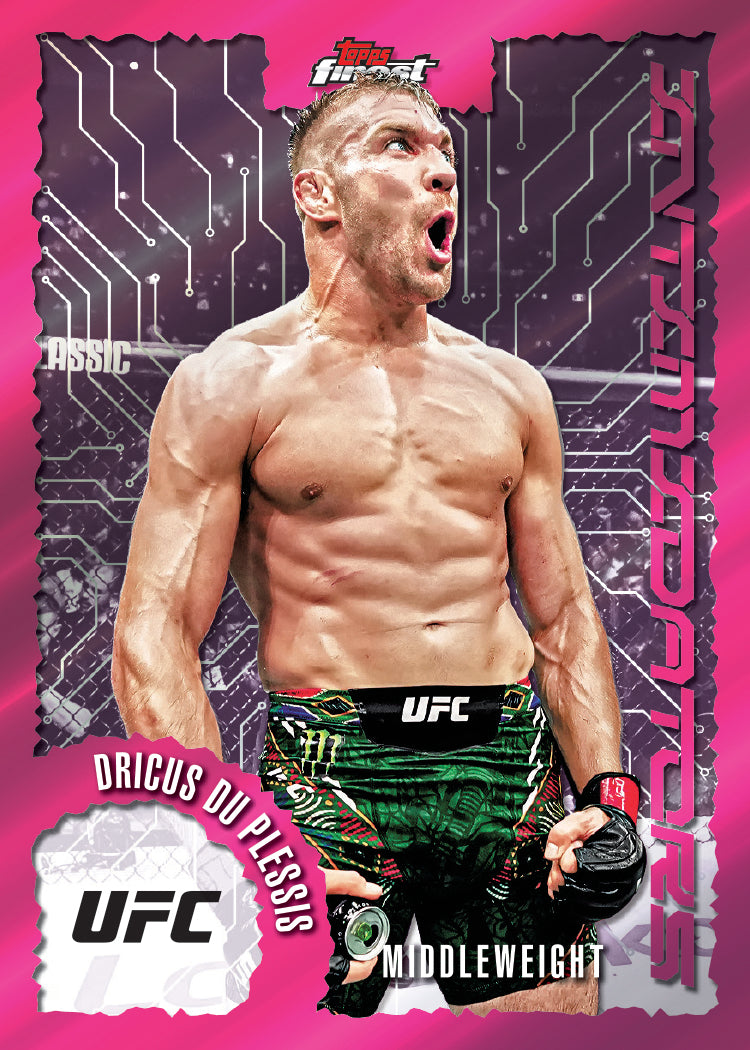 2025 Topps Finest UFC Dricus Du Plessis
