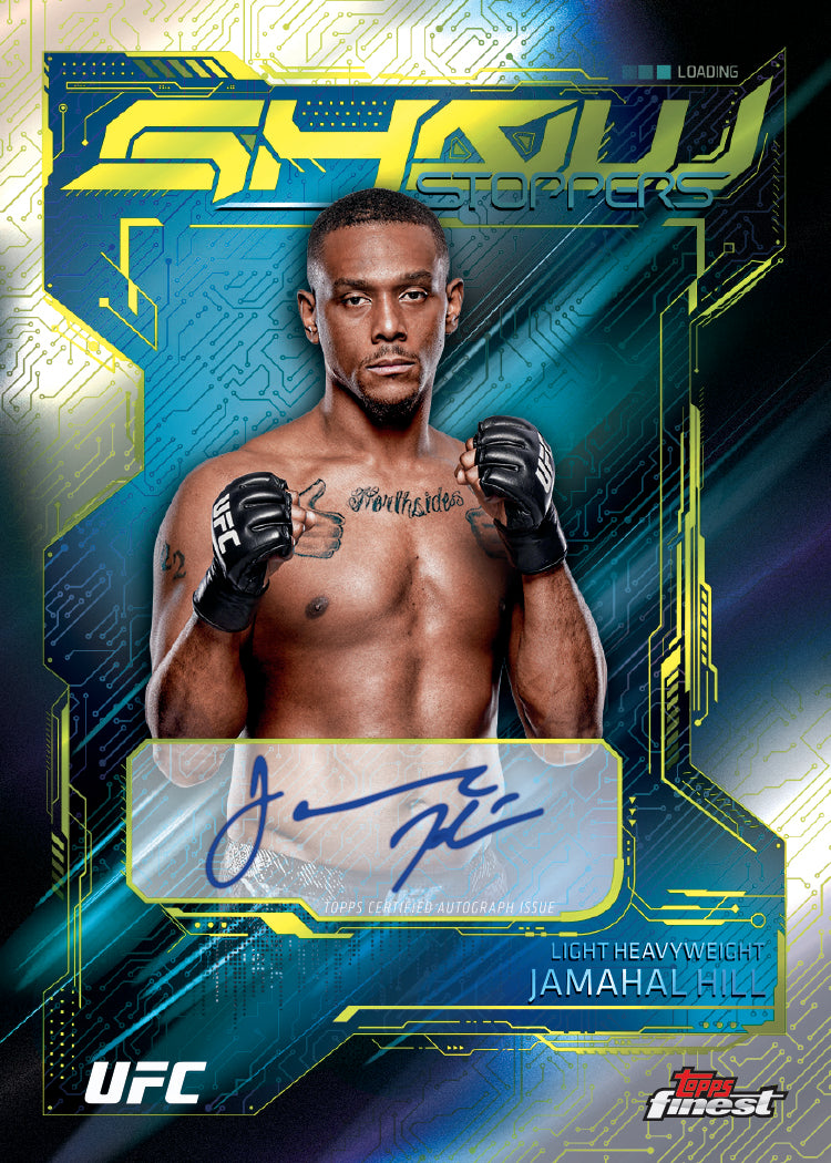 2025 Topps Finest UFC Autograph Jamahal Hill