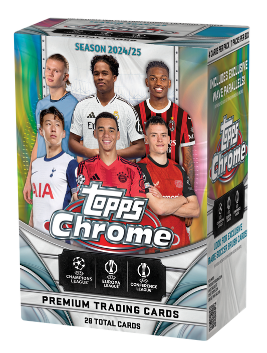 2024-25 Topps Chrome UEFA Club Competition Soccer Value Box