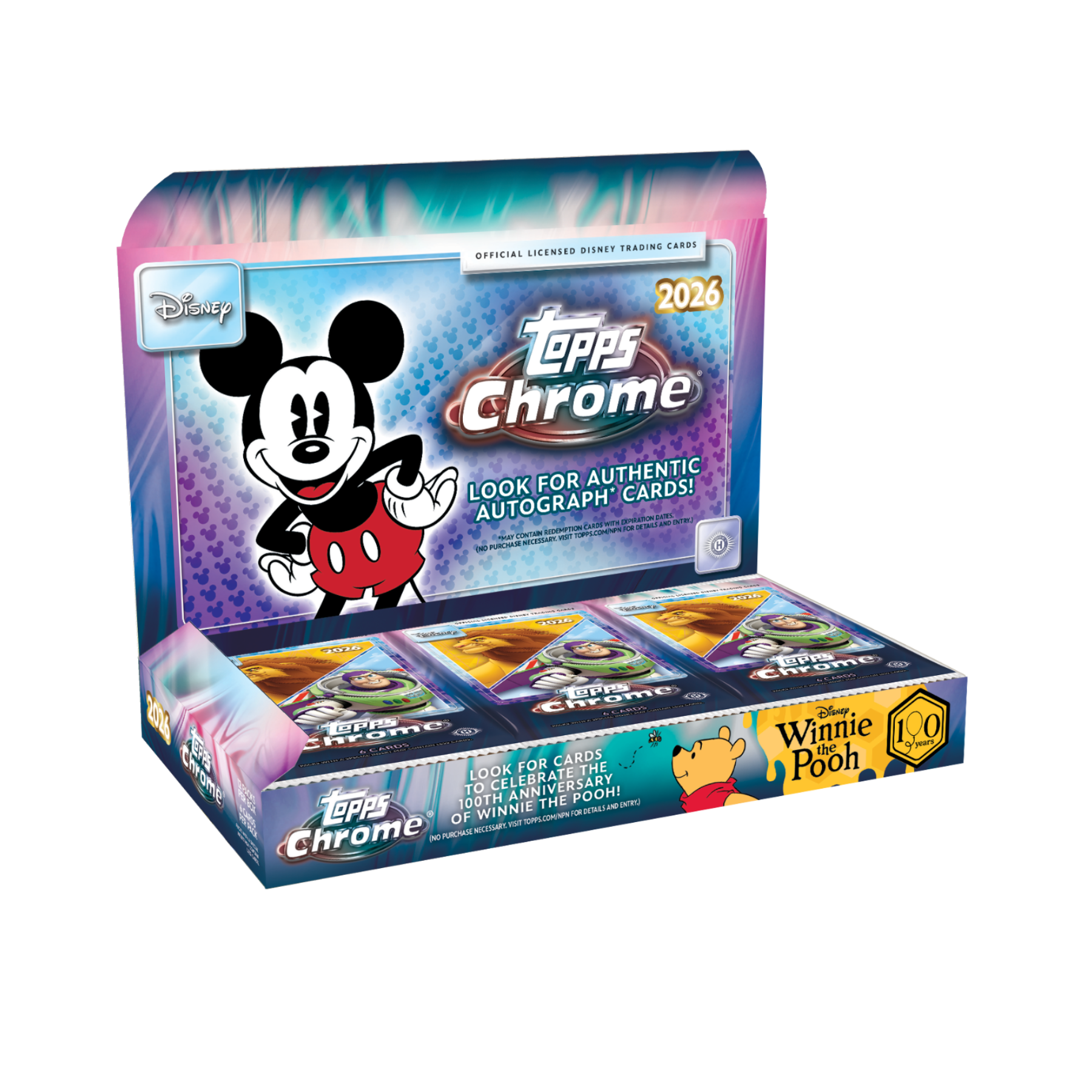 2026 Topps Chrome Disney Hobby Box | Disney Trading Cards – RL