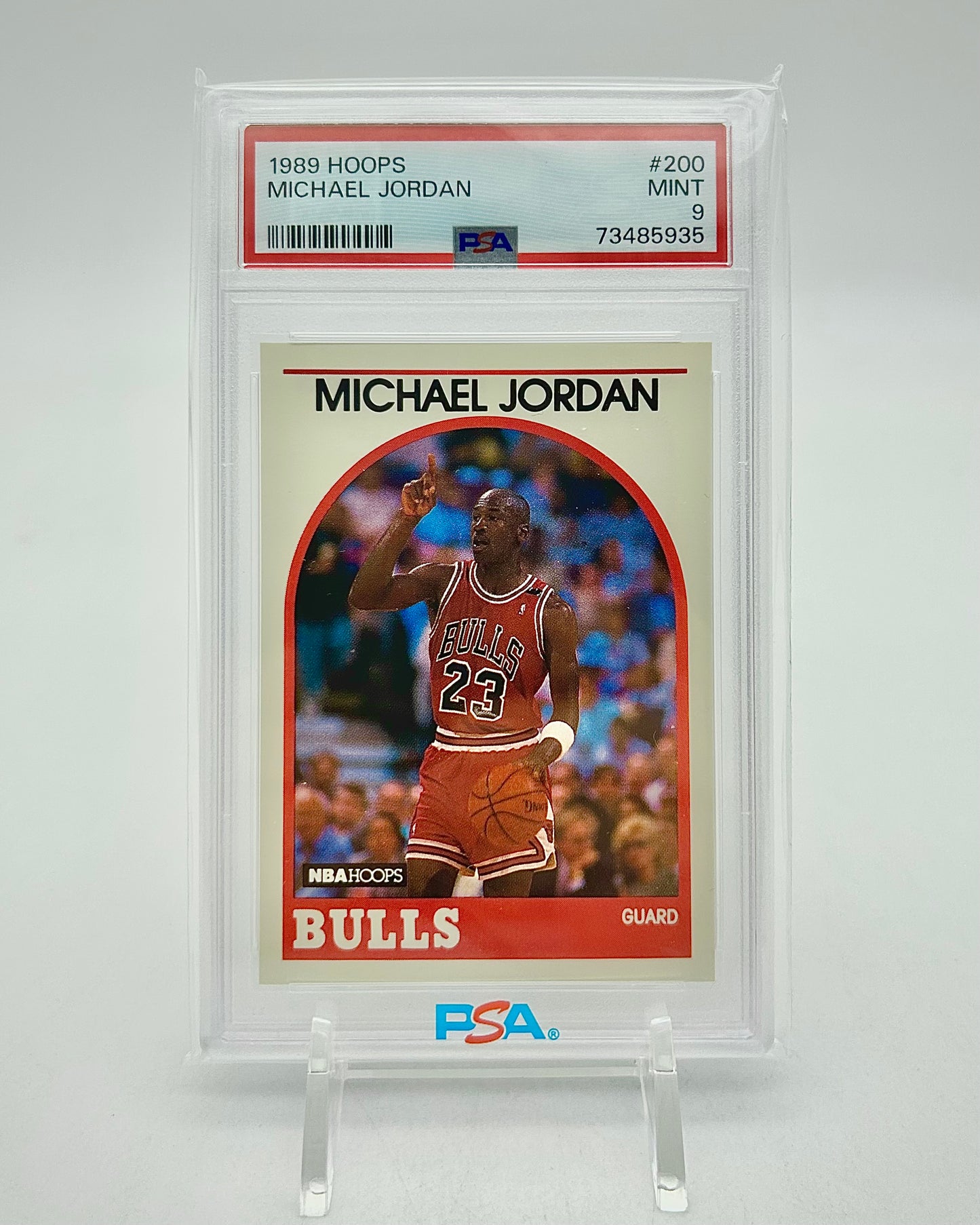 1989 Hoops: #200 Michael Jordan (PSA 9)