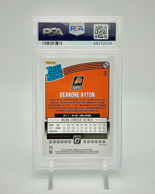 2018 Panini Donruss Optic Holo DeAndre Ayton #157 PSA 9