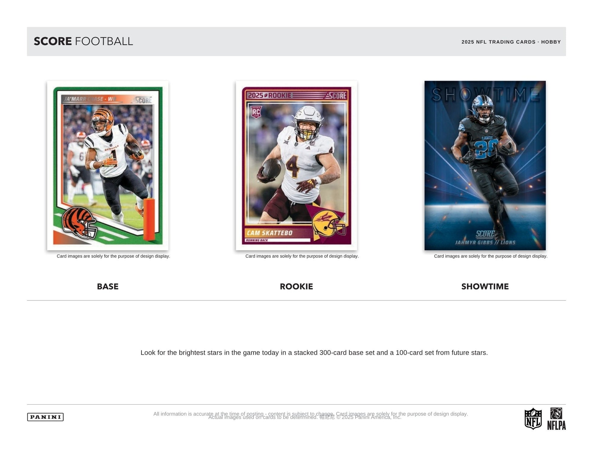 2025 Panini Score Football Hobby Box
