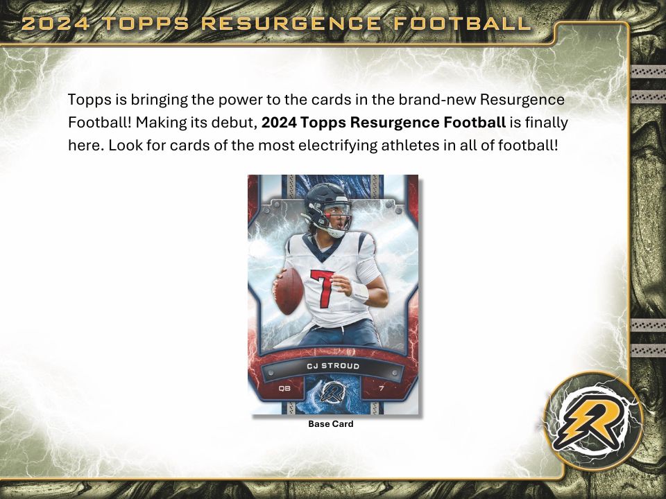 2024 Topps Resurgence Football Hobby