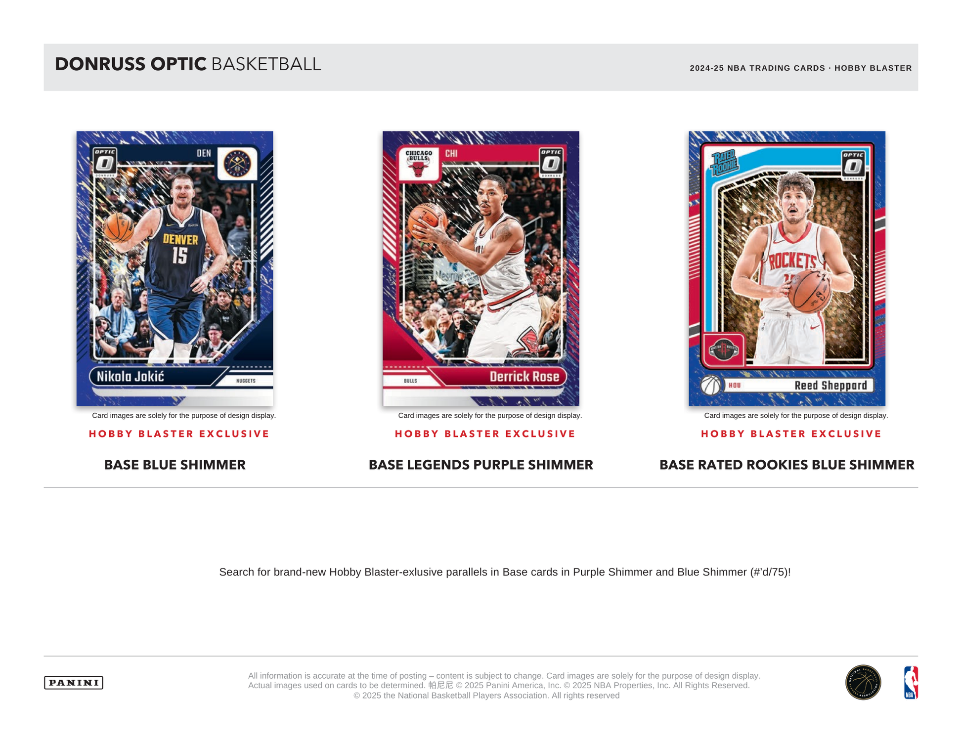 2024-25 Panini Donruss Optic Basketball Hobby Blaster Box