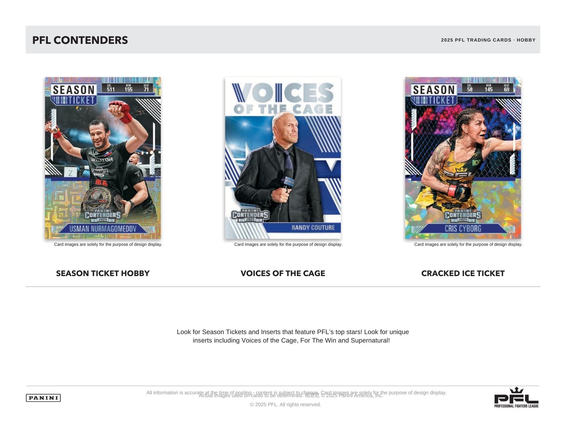 2025 Panini Dontenders PFL Hobby Box
