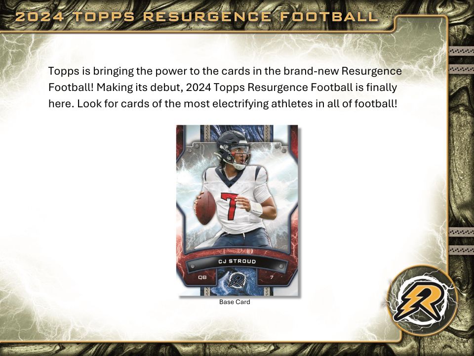 2024 Topps Resurgence Football