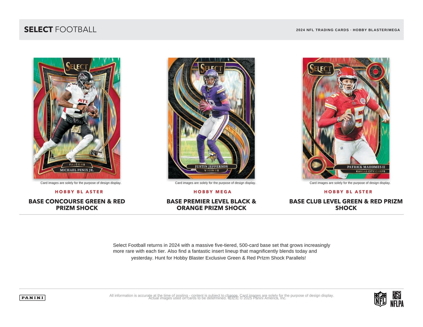 2024 Panini Select football Hobby Mega Box