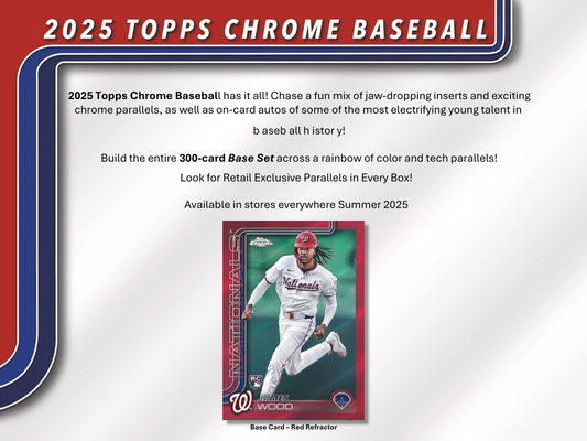 2025 Topps Chrome Baseball Value Box