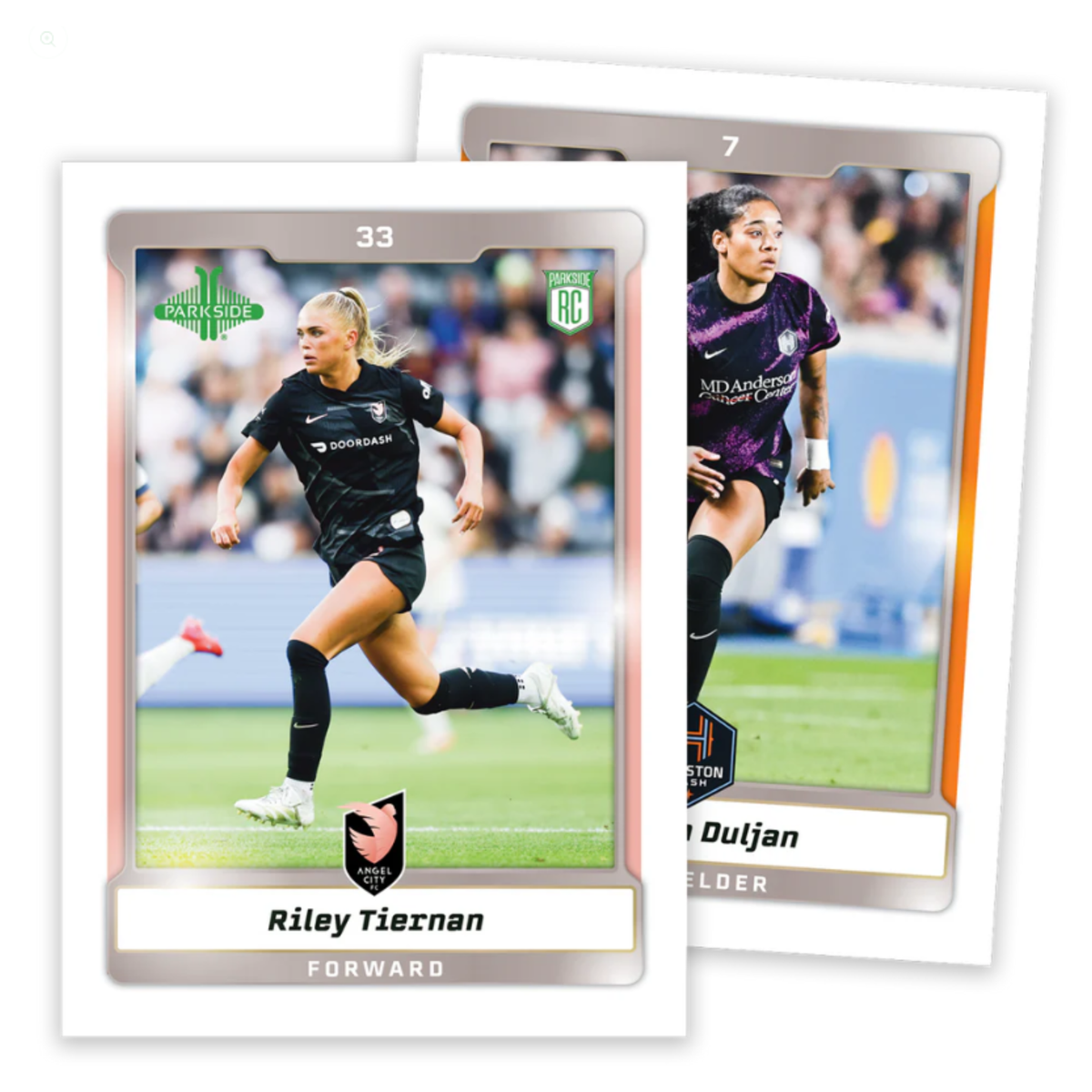 2025 Parkside NWSL Collection Vol. 2 Women's Soccer Riley Tiernan & Duljan