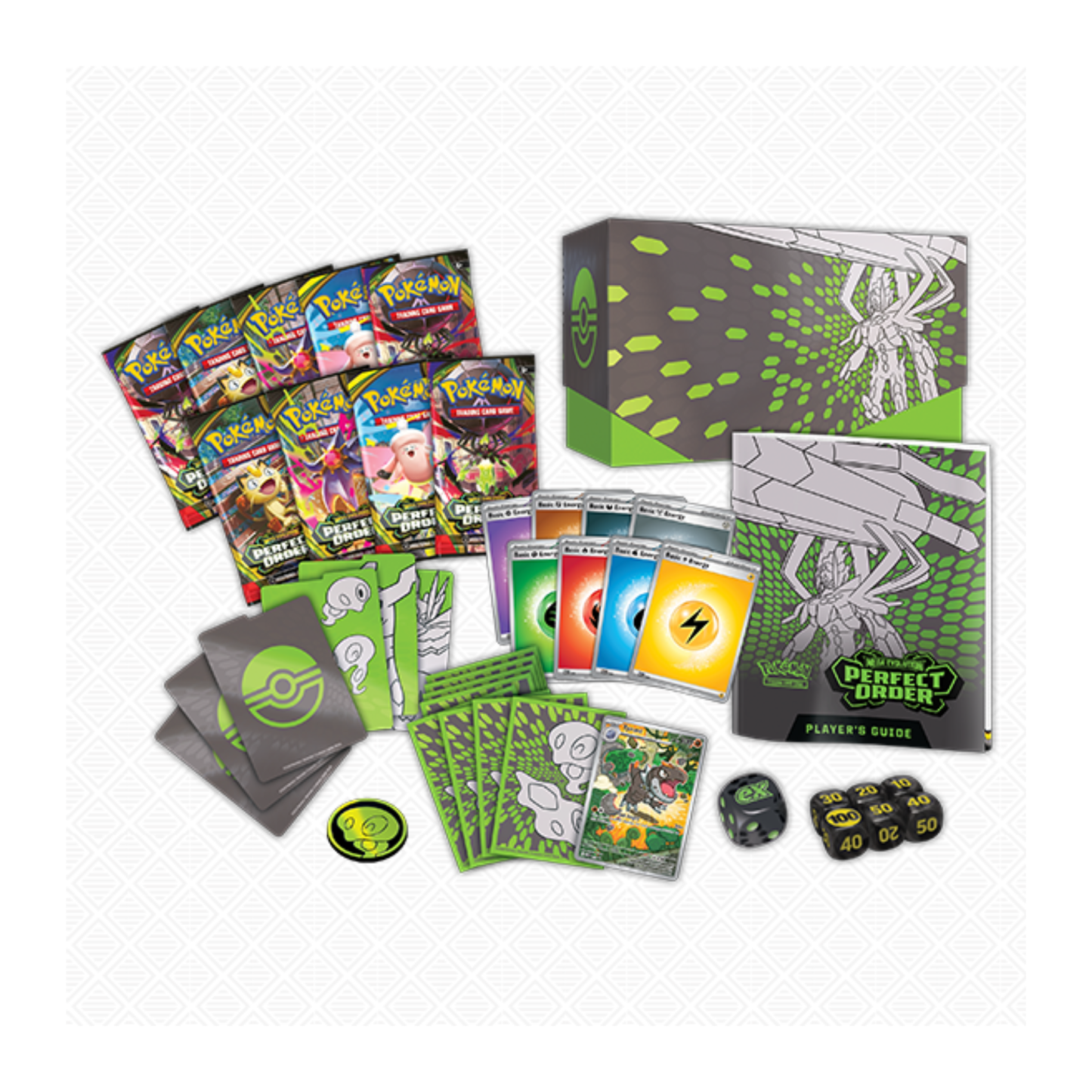 Pokémon Mega Evolution Perfect Order Elite Trainer Box Contents