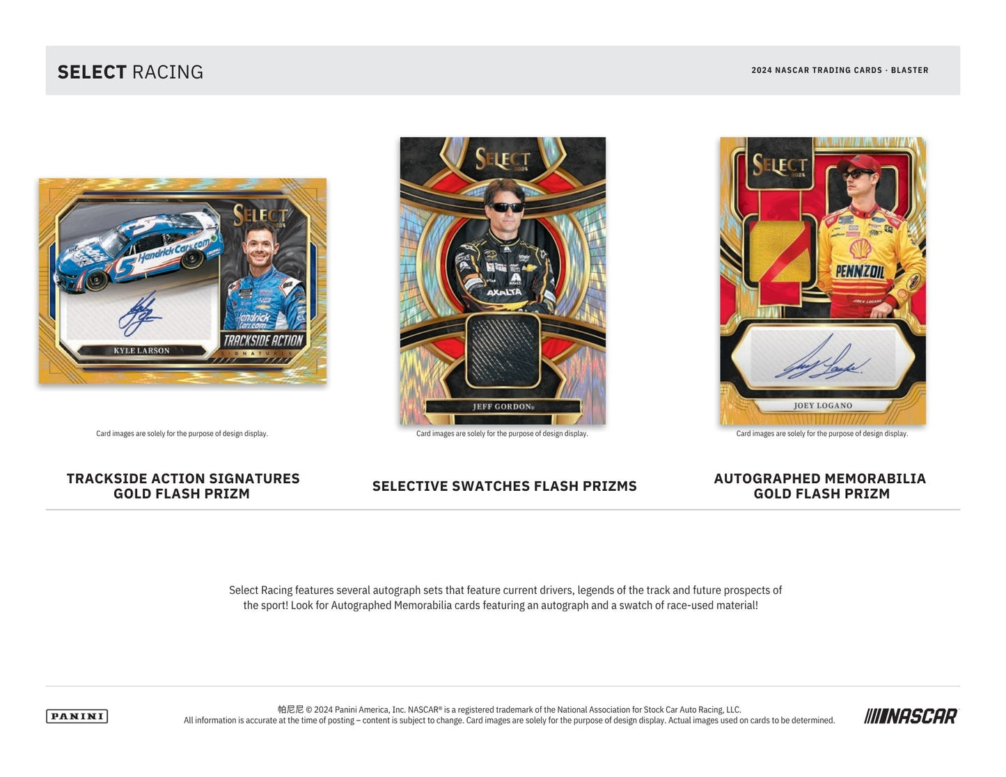 2024 Panini Select Racing Blaster Box