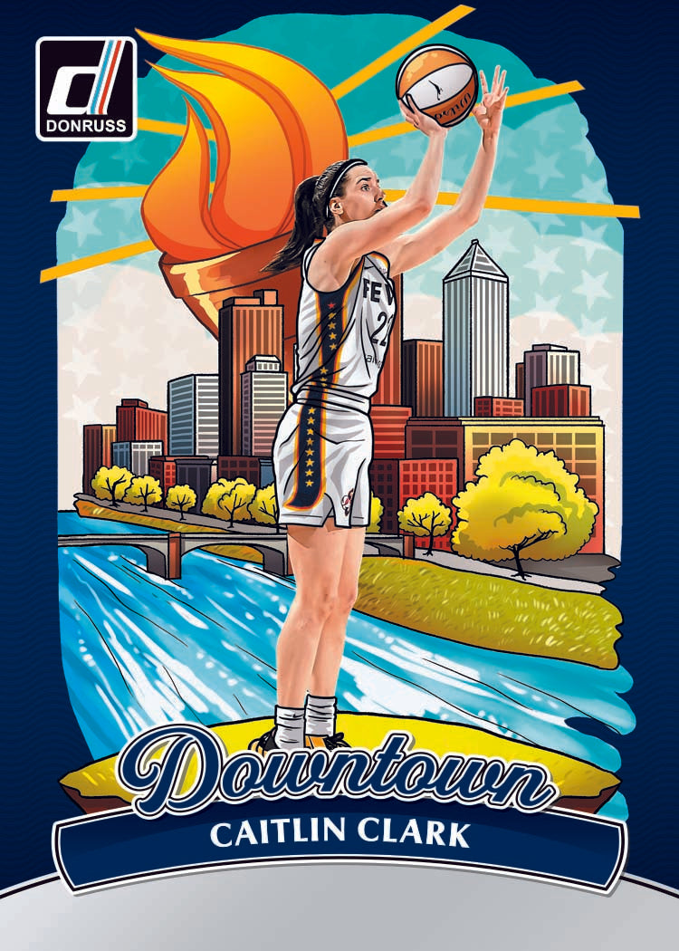 2025 Panini Donruss WNBA Basketball Downtown Caitlin Clark