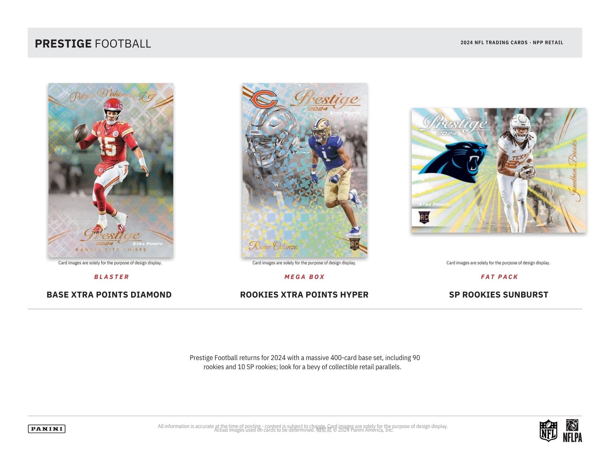 2024 Panini Prestige Football Blaster Box