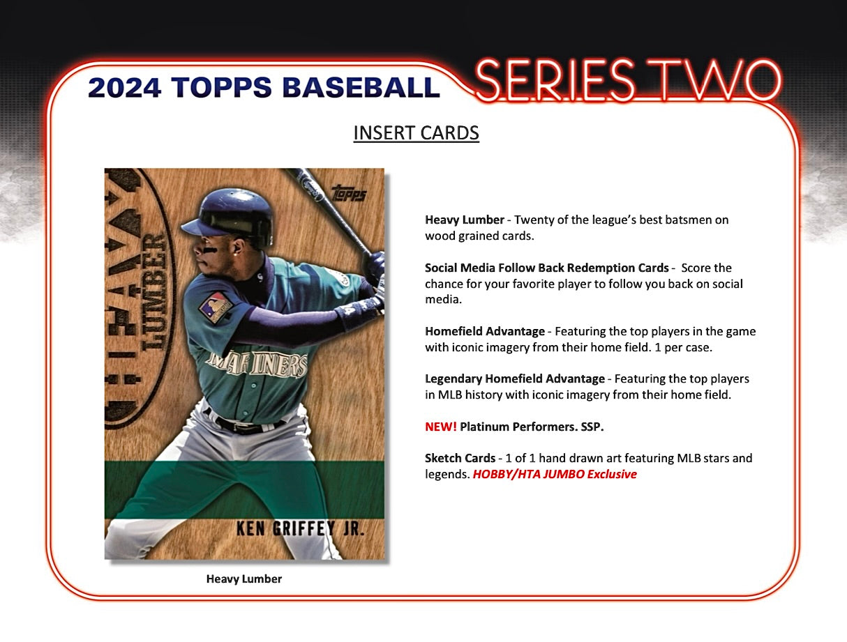 2024 Topps Series 2 Baseball Jumbo Box