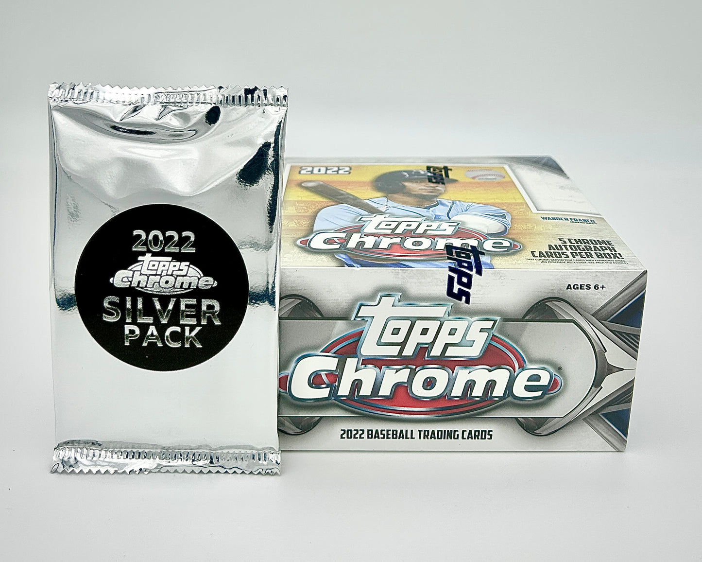 2022 Topps Chrome Baseball Jumbo Hobby Box (with Silver Pack)