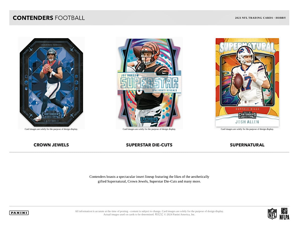 2023 Panini Contenders Football Hobby Box