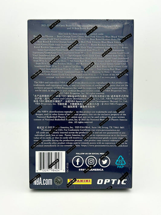 2021-22 Panini Donruss Optic Basketball Hobby Box