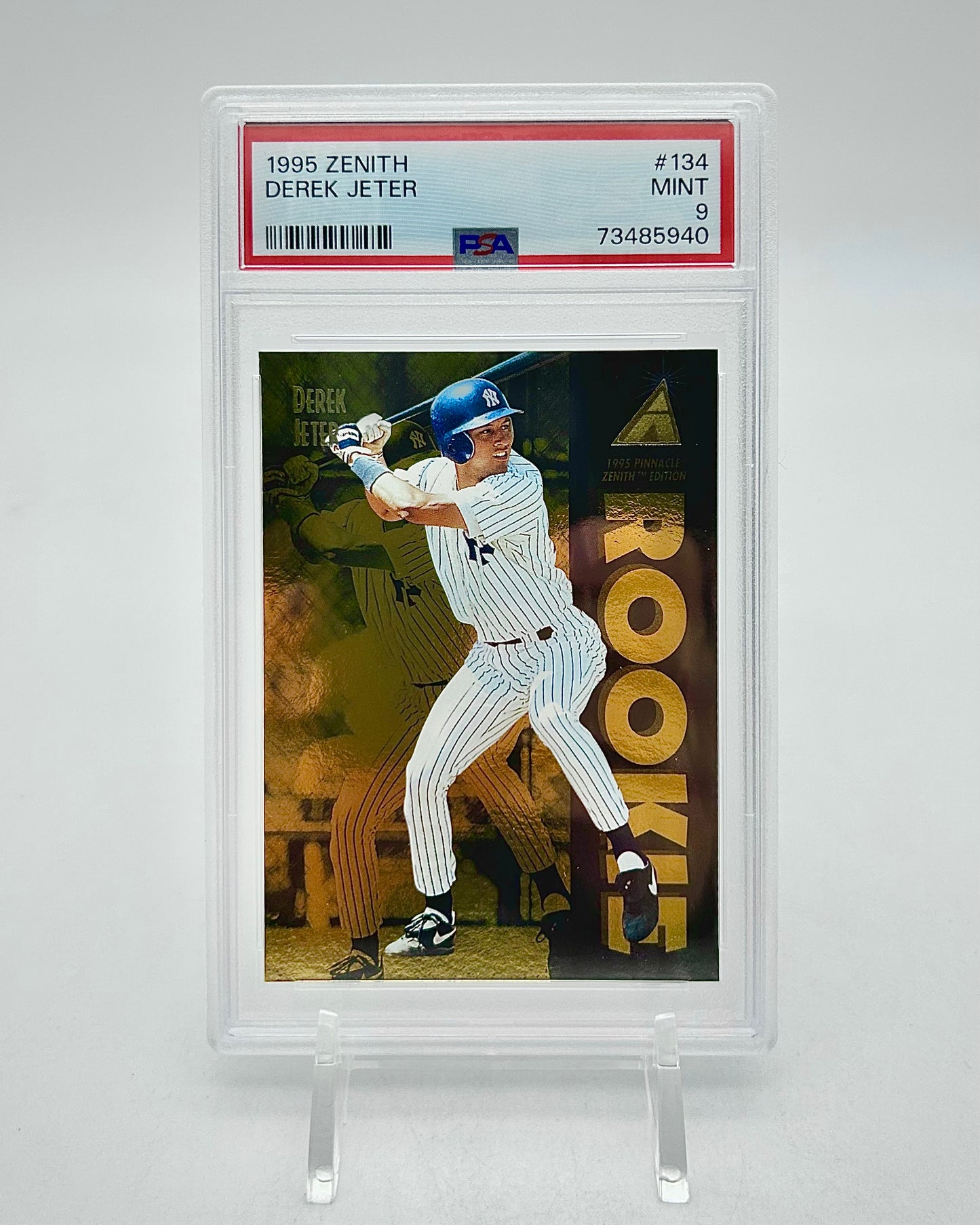 1995 Pinnacle Zenith Derek Jeter #134 PSA 9
