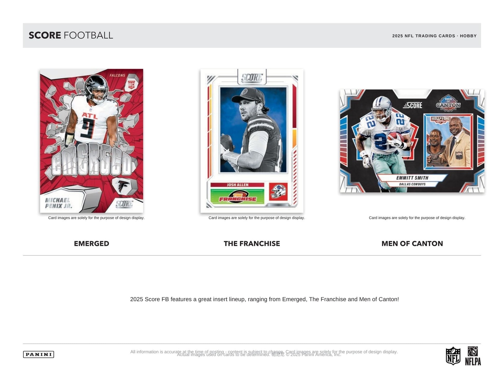 2025 Panini Score Football Hobby Box