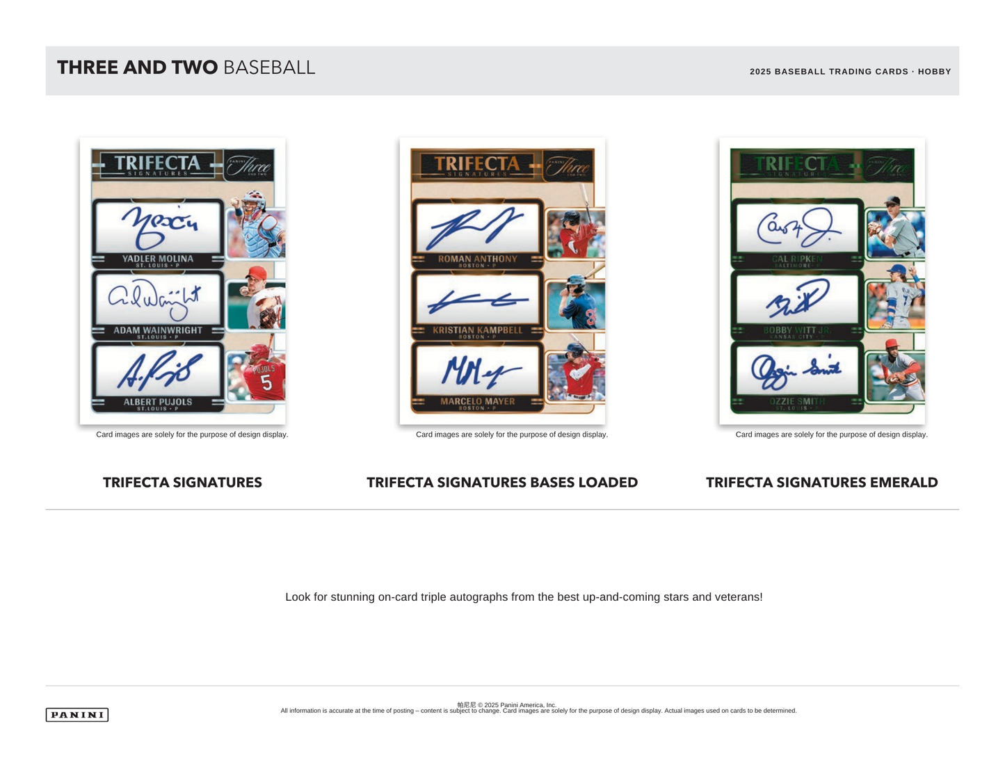 2025 Panini Three & Two Baseball Hobby Box