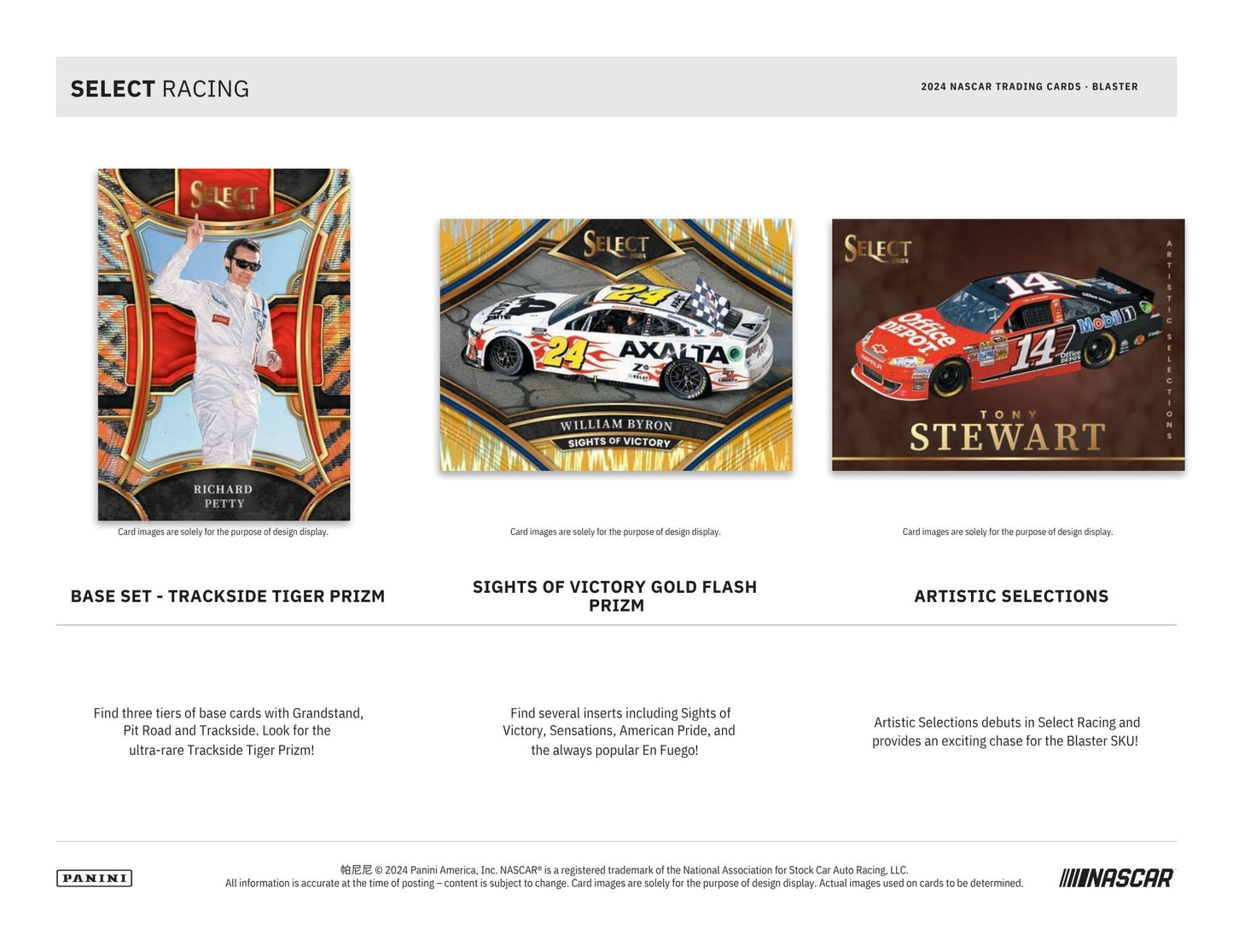 2024 Panini Select Racing Blaster Box