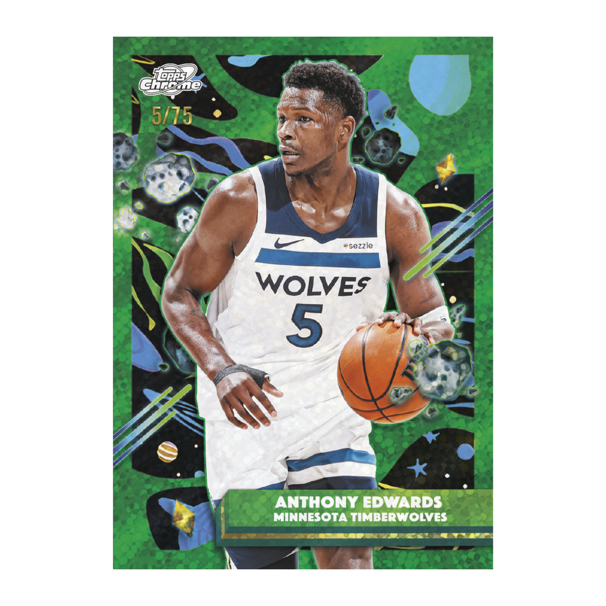 2025-26 Topps Cosmic Chrome Basketball Anthony Edwards