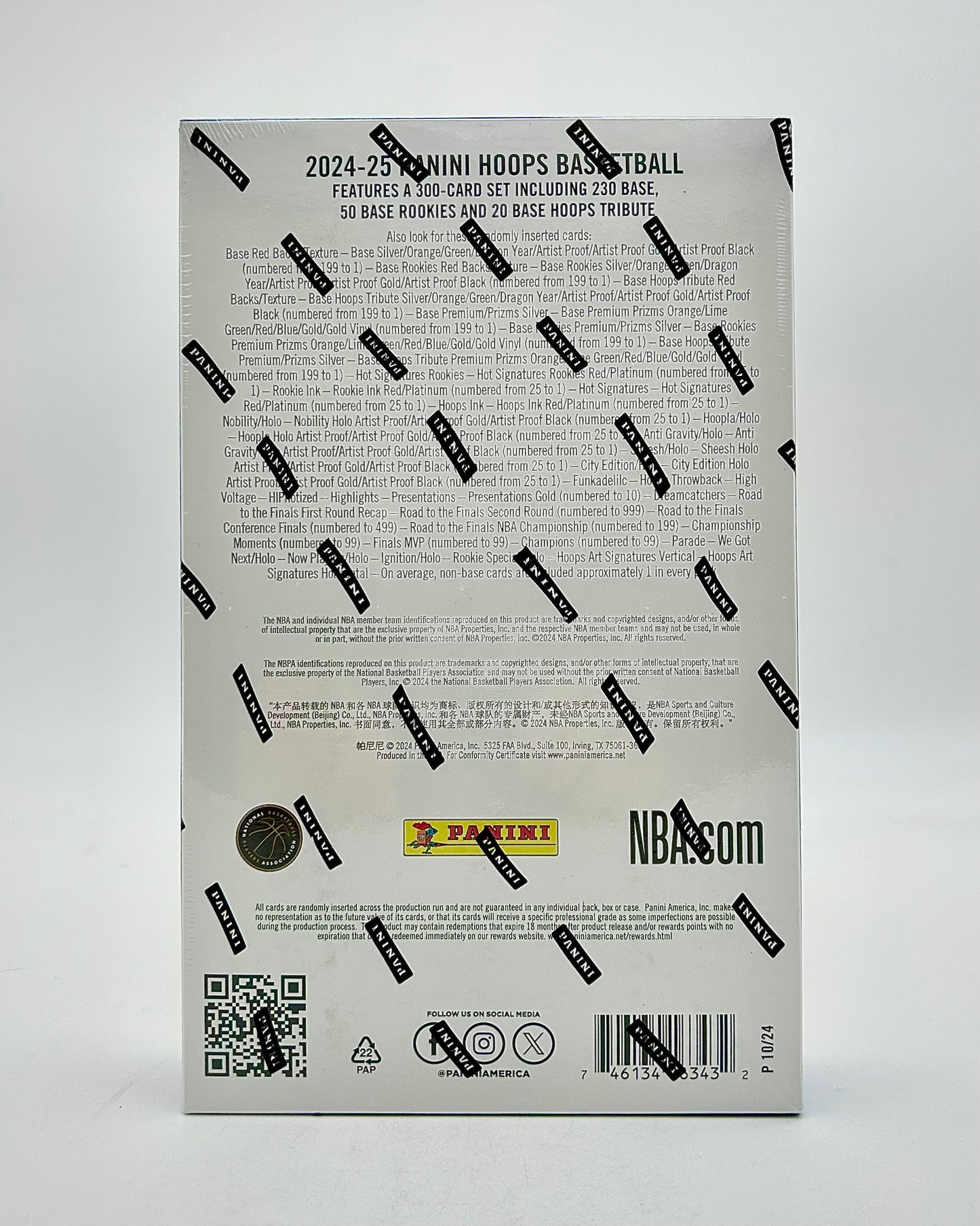 2024-25 Panini Hoops Basketball Hobby Box