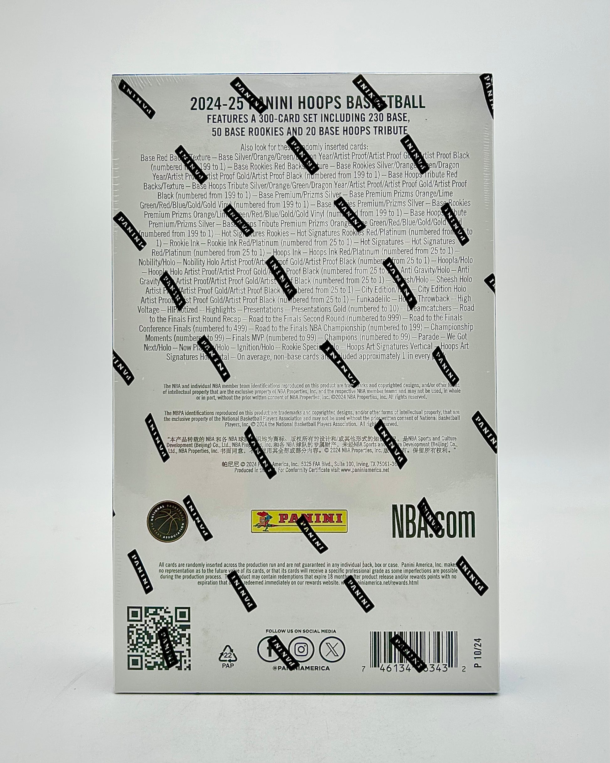 2024-25 Panini Hoops Basketball Hobby Box