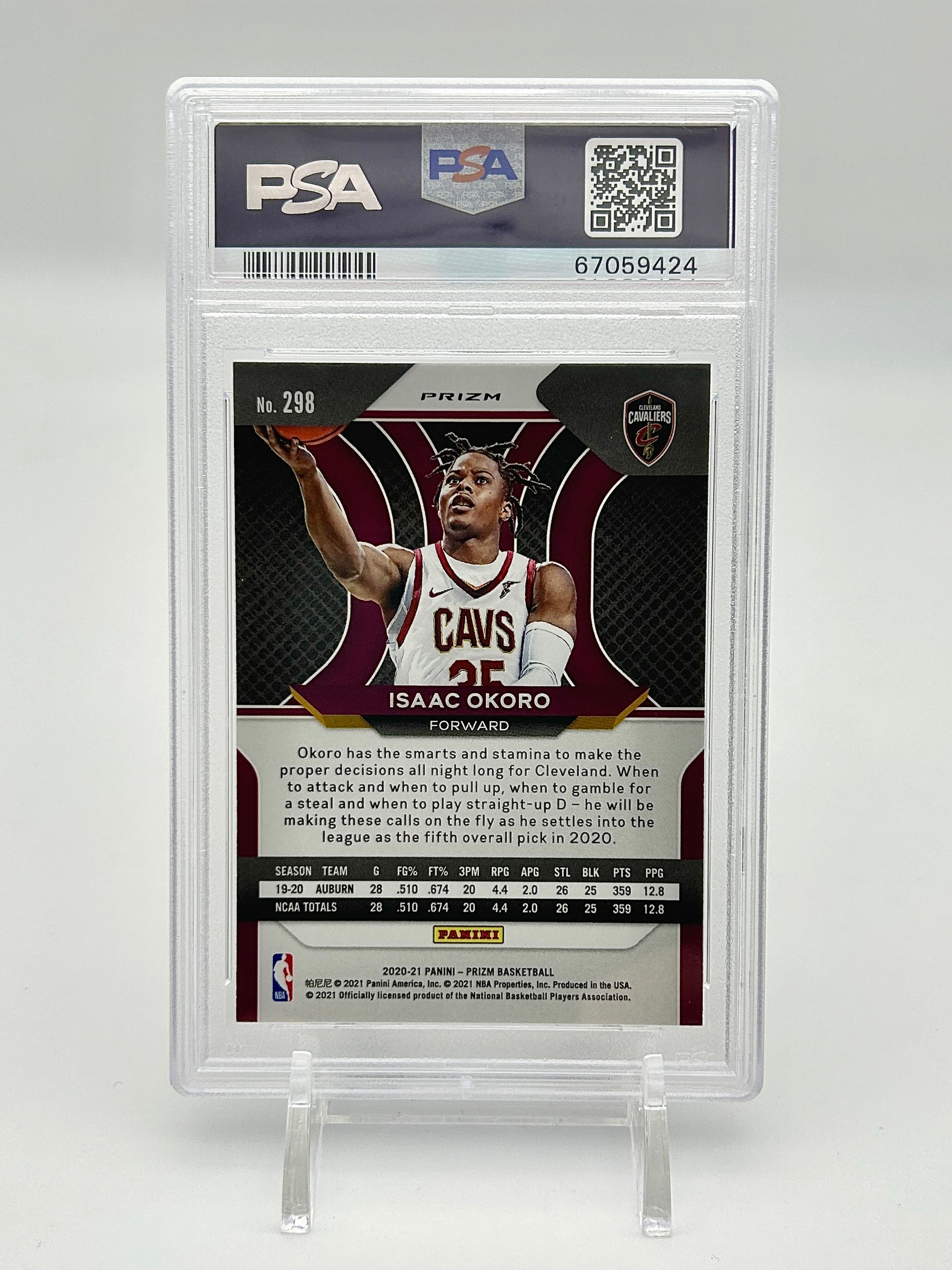 2020 Panini Prizm Isaac Okoro