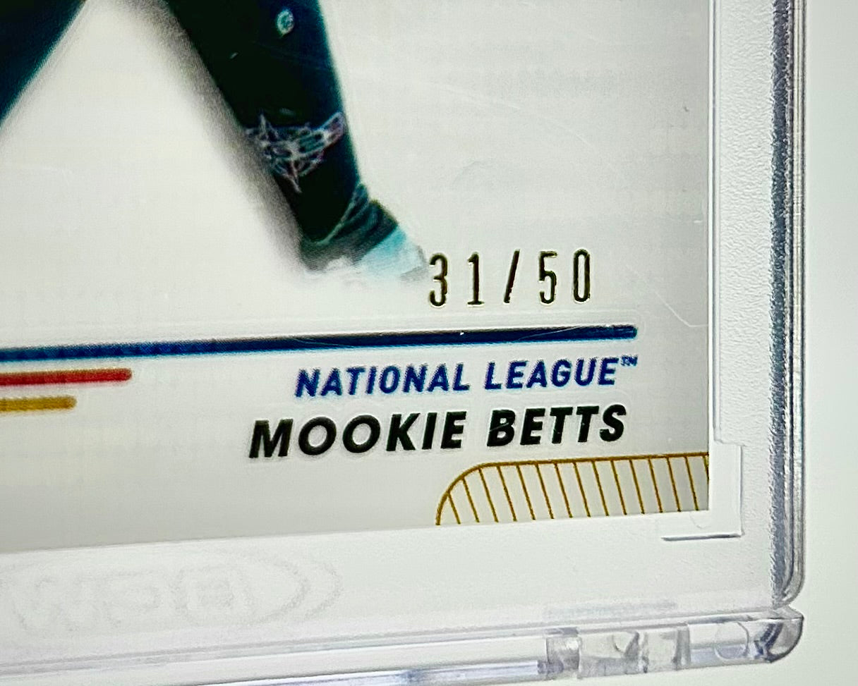 2024 Topps Pristine Gold Pristine Refractor /50: #258 Mookie Betts