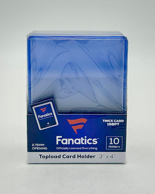 Fanatics 108pt Top Loaders (10 Count)