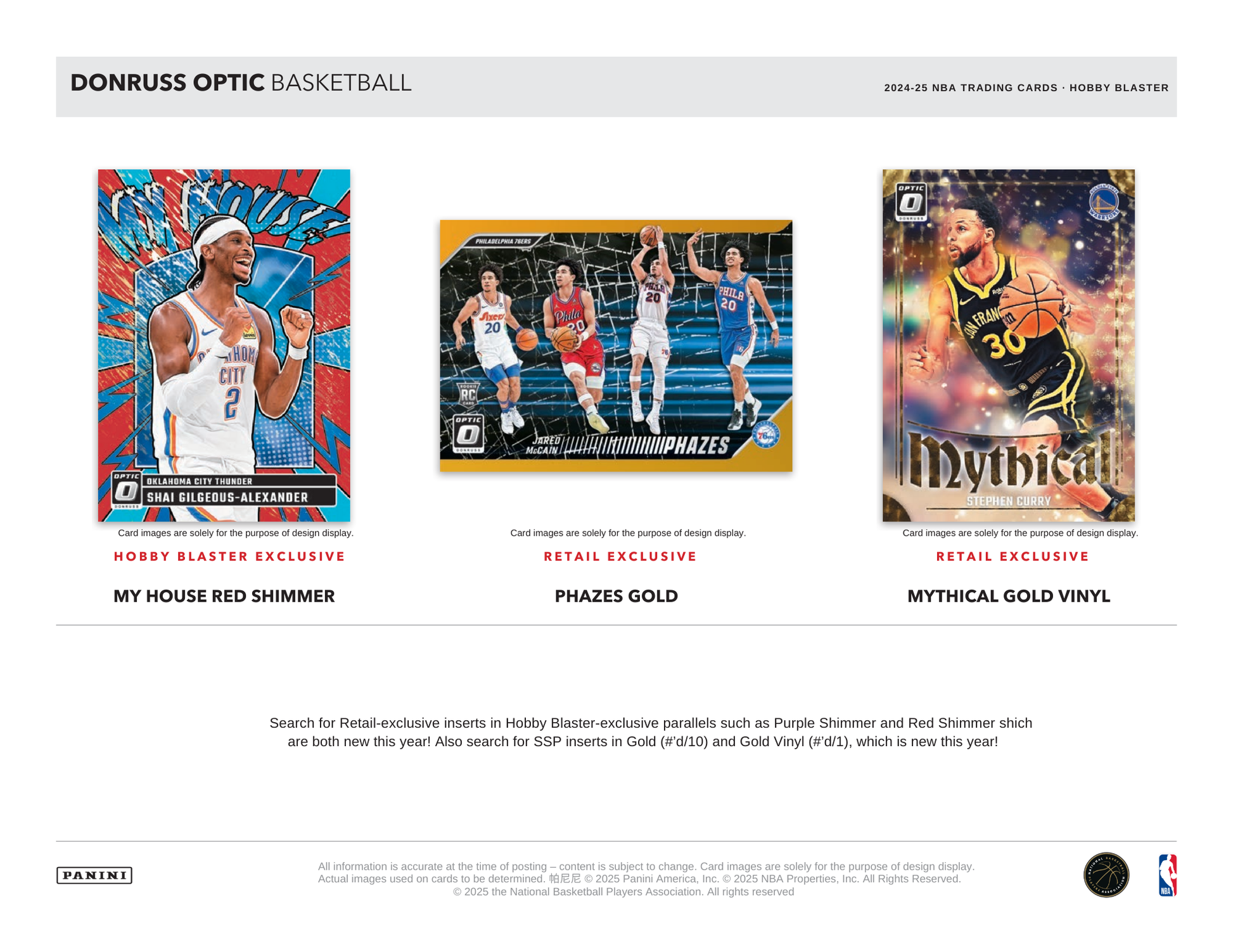 2024-25 Panini Donruss Optic Basketball Hobby Blaster Box