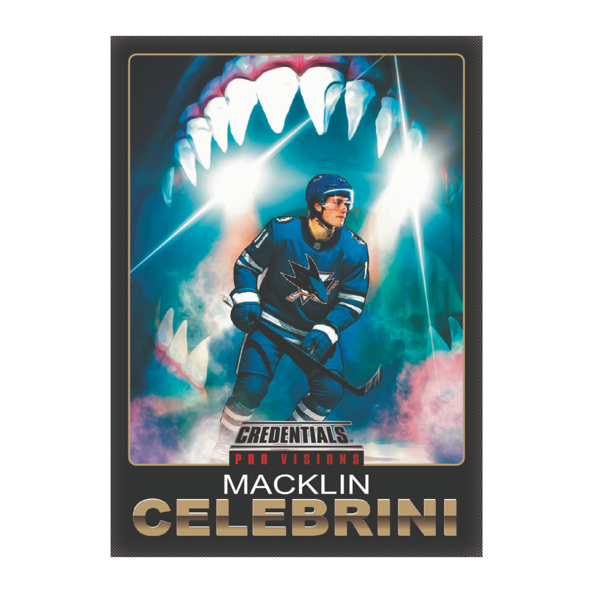 2025-26 Upper Deck Credentials Pro Visions Macklin Celebrini