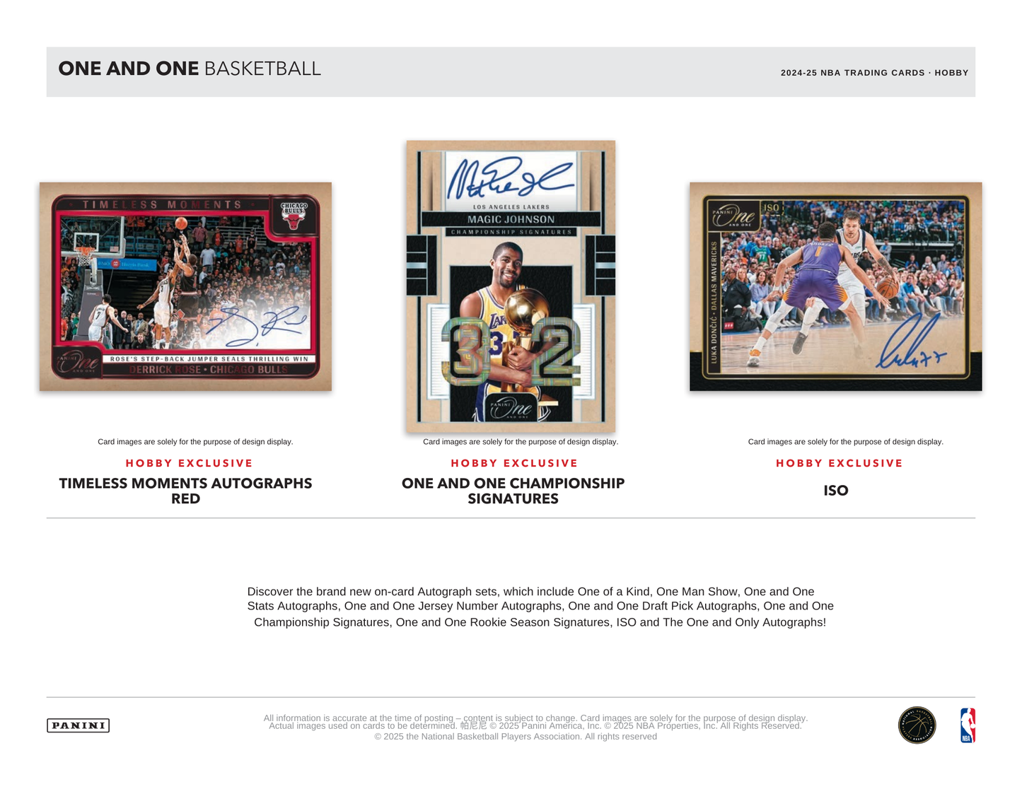 2024-25 Panini One & One Basketball Hobby Box