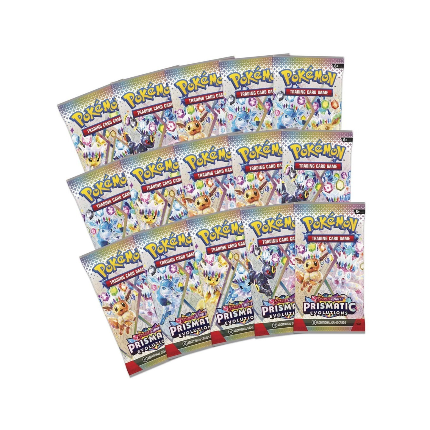 Pokémon Scarlet Violet—Prismatic Evolutions booster packs