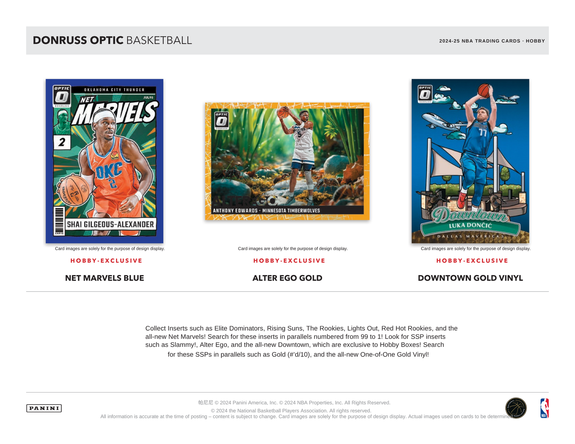 2024-25 Panini Donruss Optic Basketball Hobby Box