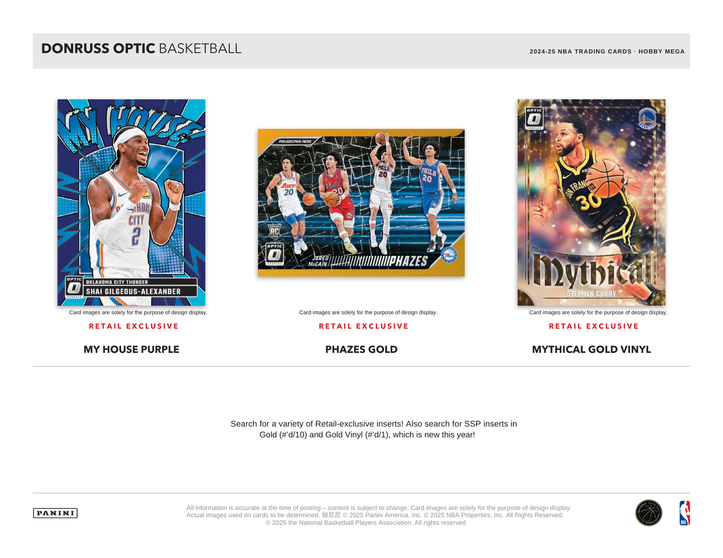 2024-25 Panini Donruss Optic Basketball Hobby Mega Box