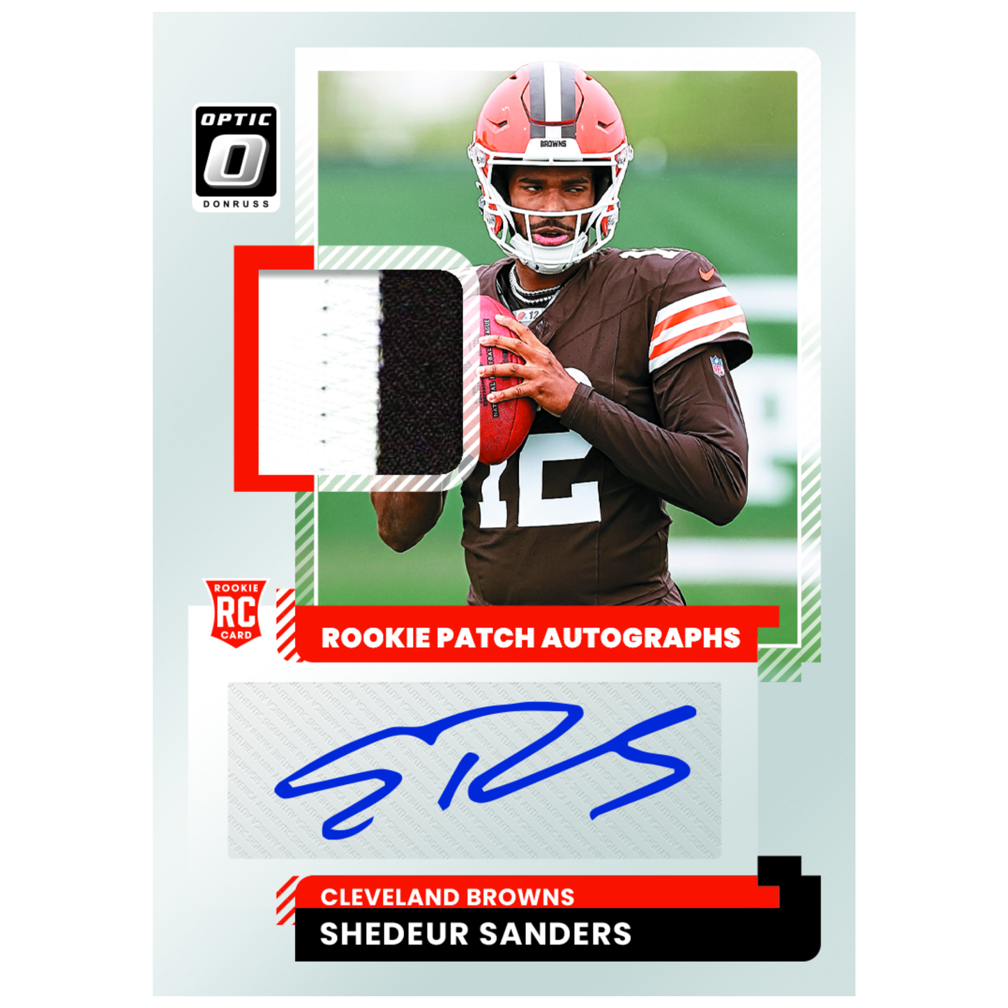2025 Panini Donruss Optic Football Rookie Patch Autographs Shedeur Sanders