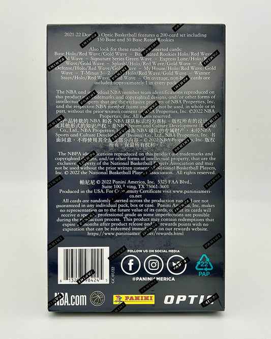 2021-22 Panini Donruss Optic Basketball Asia TMALL Box