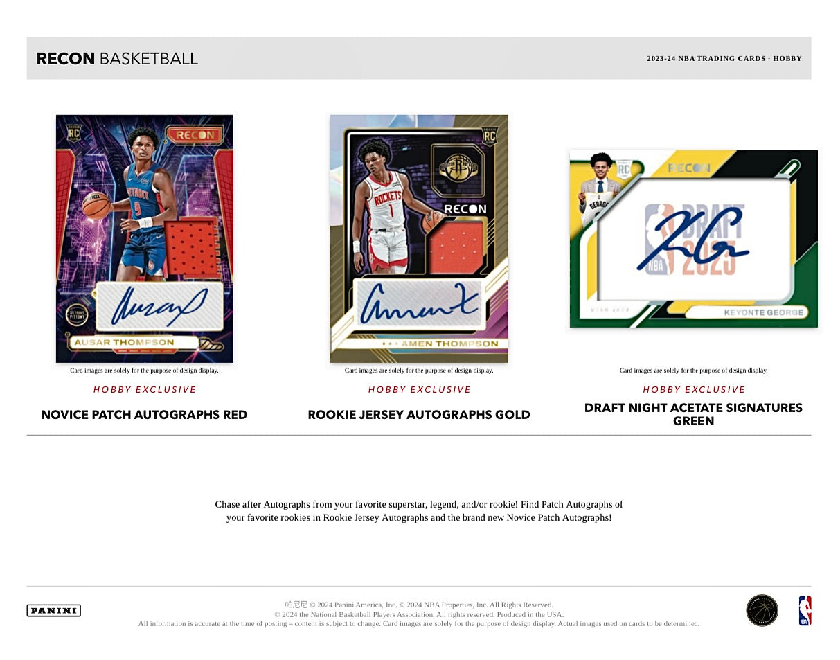 2023-24 Panini Recon Basketball Hobby Box