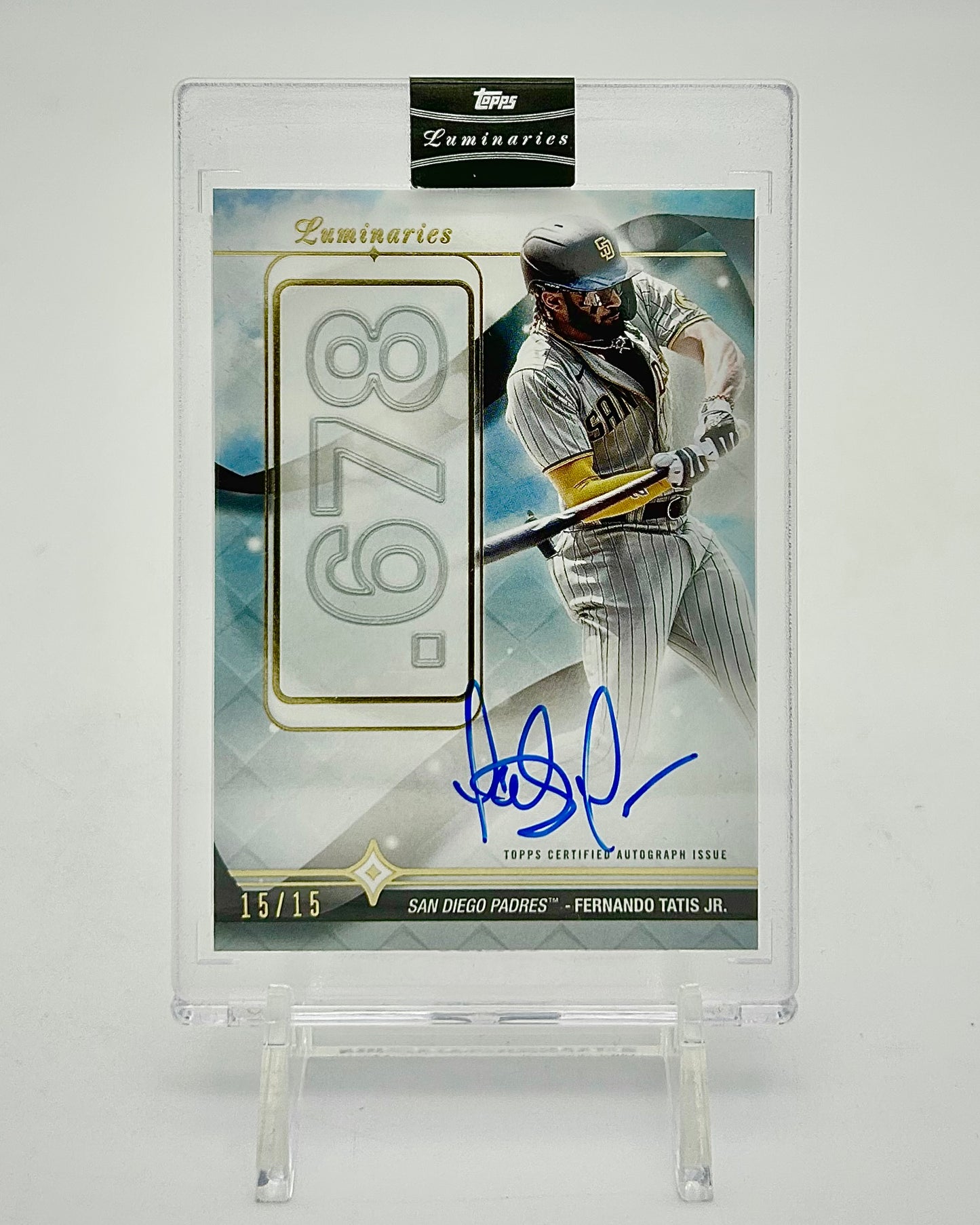 2023 Topps Luminaries Home Run Kings Autograph /15 Fernando Tatis Jr. #HRK-FT2