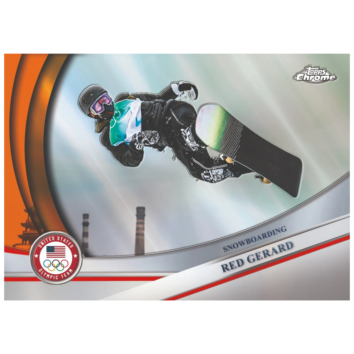 2026 Topps Chrome US Olympic & Paralympic Hopefuls Red Gerard