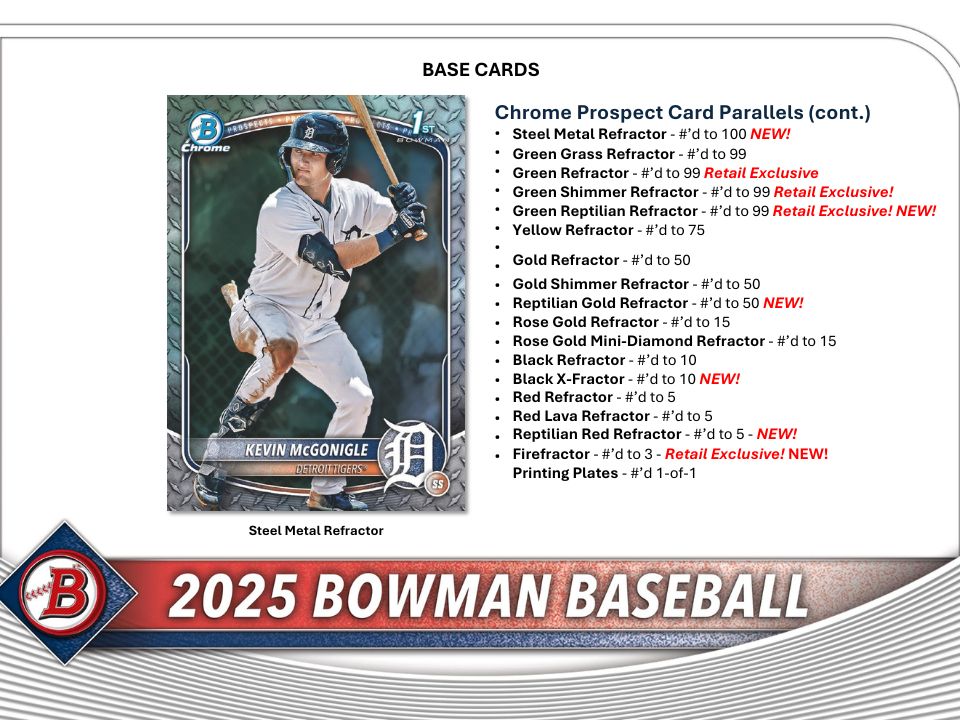 2025 Bowman Baseball Value Box